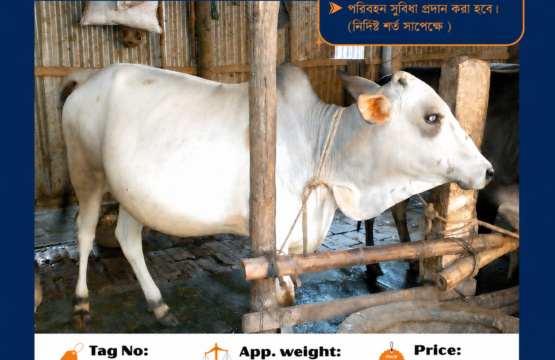 Qurbani Cow for Sale – Tag No 101 | Approx. 183kg